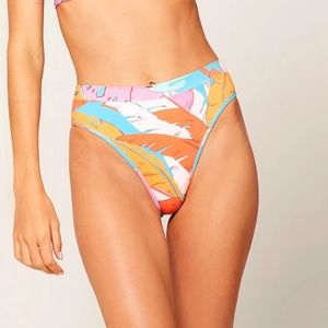 L* SPACE RIBBED FRENCHI BIKINI BOTTOM